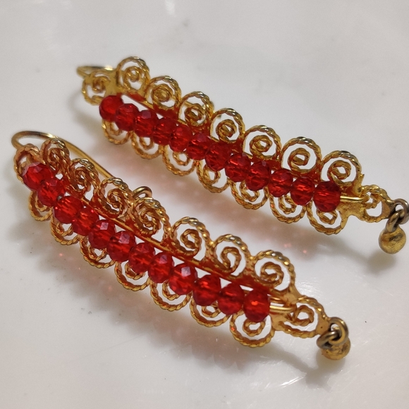 Filigree Oaxacan traditional Earrings - Picture 3 of 9